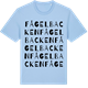 Blue Soul t-shirt med Fågelbacken ordlek t-shirt