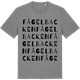 Mid Heather Gray t-shirt med Fågelbacken ordlek t-shirt