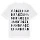 Fågelhamn ordlek t-shirt
