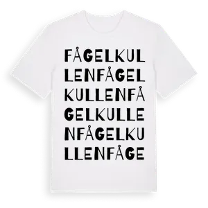 Fågelkullen ordlek t-shirt – ekologisk bomull t-shirt från Pinshirt