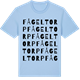 Blue Soul t-shirt med Fågeltorp ordlek t-shirt