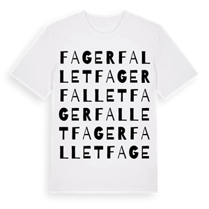 Fagerfallet ordlek t-shirt – ekologisk bomull t-shirt från Pinshirt