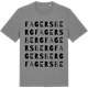 Mid Heather Gray t-shirt med Fagersberg ordlek t-shirt
