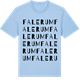 Blue Soul t-shirt med Falerum ordlek t-shirt