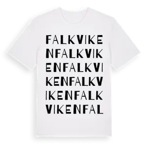 Falkviken ordlek t-shirt – ekologisk bomull t-shirt från Pinshirt