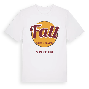 Fall cirkel t-shirt – ekologisk bomull t-shirt från Pinshirt