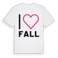 Jag älskar Fall t-shirt stort tryck