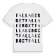 Fallaberget ordlek t-shirt