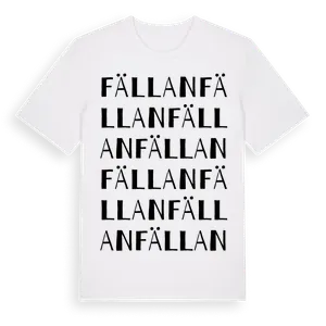 Fällan ordlek t-shirt – ekologisk bomull t-shirt från Pinshirt