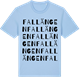Blue Soul t-shirt med Fallängen ordlek t-shirt