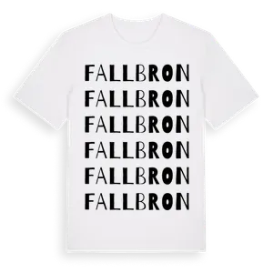 Fallbron ordlek t-shirt – ekologisk bomull t-shirt från Pinshirt