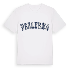 Fallerna college t-shirt – ekologisk bomull t-shirt från Pinshirt