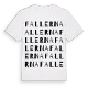 Fallerna ordlek t-shirt