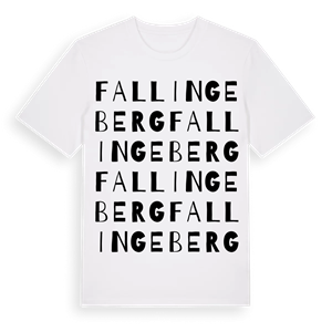 Fallingeberg ordlek t-shirt – ekologisk bomull t-shirt från Pinshirt