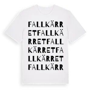 Fallkärret ordlek t-shirt – ekologisk bomull t-shirt från Pinshirt
