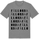 Mid Heather Gray t-shirt med Fållorna ordlek t-shirt