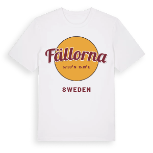 Fällorna cirkel t-shirt – ekologisk bomull t-shirt från Pinshirt