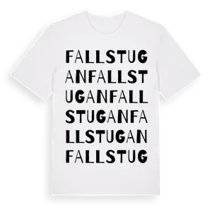 Fallstugan ordlek t-shirt – ekologisk bomull t-shirt från Pinshirt