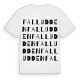 Falludden ordlek t-shirt