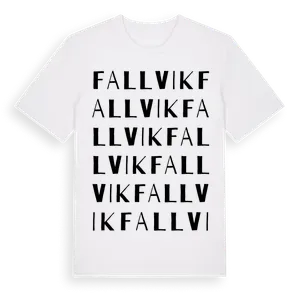 Fallvik ordlek t-shirt – ekologisk bomull t-shirt från Pinshirt