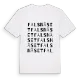 Falsnäset ordlek t-shirt
