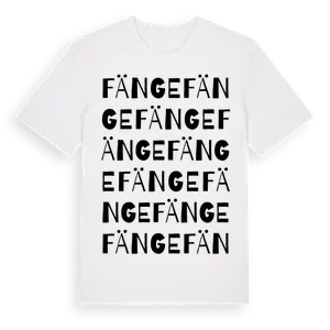 Fänge ordlek t-shirt – ekologisk bomull t-shirt från Pinshirt