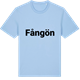 Blue Soul t-shirt med Fångön fetstil t-shirt