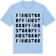Blue Soul t-shirt med Fångstgrop ordlek t-shirt