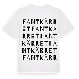 Fantkärret ordlek t-shirt – ekologisk bomull t-shirt från Pinshirt