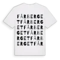 Fårberget ordlek t-shirt
