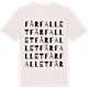 Vintage White t-shirt med Fårfallet ordlek t-shirt