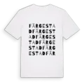 Färgestad ordlek t-shirt