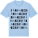 Blue Soul t-shirt med Fårhagen ordlek t-shirt