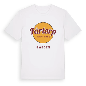 Fårtorp cirkel t-shirt – ekologisk bomull t-shirt från Pinshirt