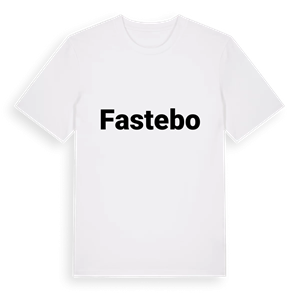Fastebo fetstil t-shirt – ekologisk bomull t-shirt från Pinshirt