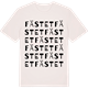 Vintage White t-shirt med Fästet ordlek t-shirt