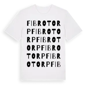Fibrotorp ordlek t-shirt – ekologisk bomull t-shirt från Pinshirt