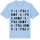 Blue Soul t-shirt med Filipslund ordlek t-shirt