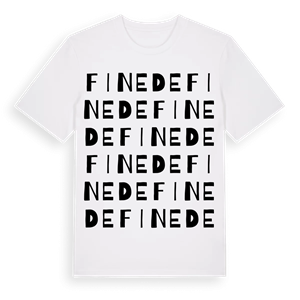 Finede ordlek t-shirt – ekologisk bomull t-shirt från Pinshirt
