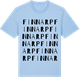 Blue Soul t-shirt med Finnarp ordlek t-shirt