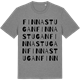 Mid Heather Gray t-shirt med Finnastugan ordlek t-shirt