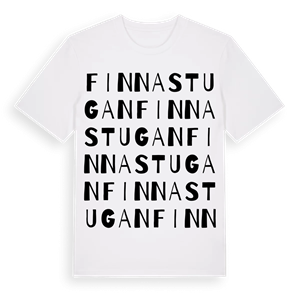Finnastugan ordlek t-shirt – ekologisk bomull t-shirt från Pinshirt