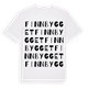 Finnbygget ordlek t-shirt