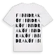 Finndrakö ordlek t-shirt