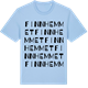 Blue Soul t-shirt med Finnhemmet ordlek t-shirt
