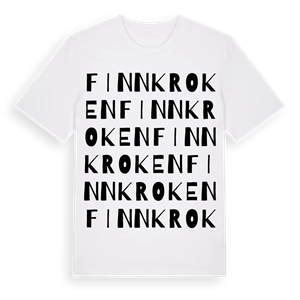 Finnkroken ordlek t-shirt – ekologisk bomull t-shirt från Pinshirt