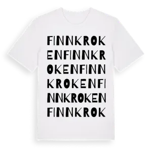 Finnkroken ordlek t-shirt – ekologisk bomull t-shirt från Pinshirt