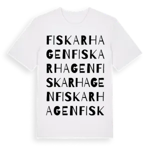 Fiskarhagen ordlek t-shirt – ekologisk bomull t-shirt från Pinshirt