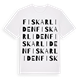 Fiskarliden ordlek t-shirt