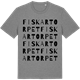Mid Heather Gray t-shirt med Fiskartorpet ordlek t-shirt